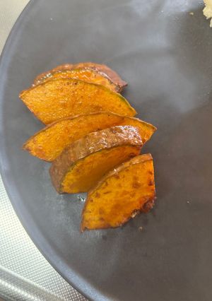 バターナッツかぼちゃの素揚げ_塩シナモン-レシピのメイン写真
