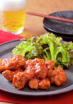 揚げずにヤムニョムチキン-レシピのメイン写真