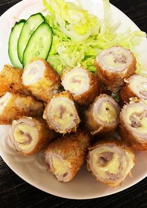 チーズ巻き巻きカツ揚げ揚げ-レシピのメイン写真
