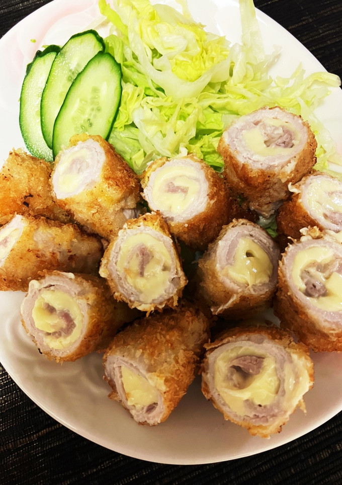 チーズ巻き巻きカツ揚げ揚げ-レシピのメイン写真