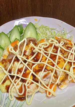 大阪風とんぺい焼き・チーズ入り-レシピのメイン写真