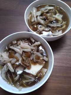 きのこあんかけ豆腐-レシピのメイン写真