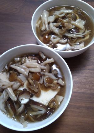 きのこあんかけ豆腐-レシピのメイン写真