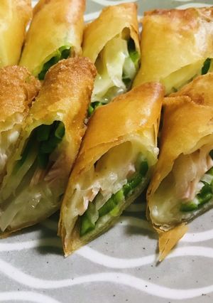 野菜とチーズの春巻き-レシピのメイン写真