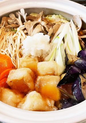 揚げ出し餅鍋-レシピのメイン写真