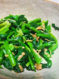 ほうれん草のなめ茸和え-レシピのメイン写真