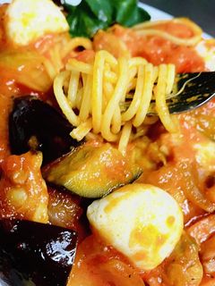 モッツァレラチーズのトマトパスタ-レシピのメイン写真