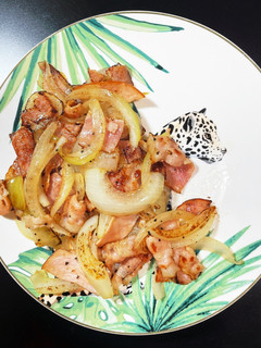 5分でできる!オニオンベーコンバター焼き-レシピのメイン写真