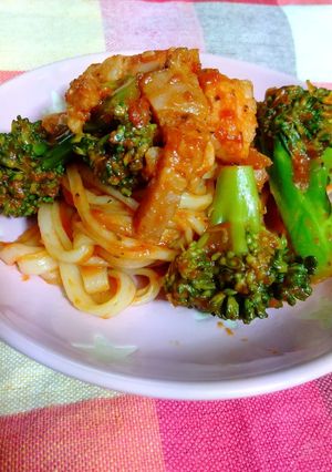 うどんナポリタン-レシピのメイン写真