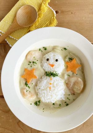 【冬レシピ】海老のホワイトカレー-レシピのメイン写真