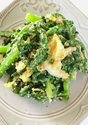 簡単！黄金比で白菜と春菊の胡麻和え-レシピのメイン写真
