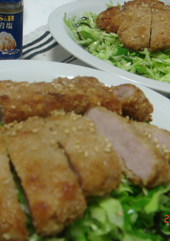 簡単塩とんかつ丼～キャベツたっぷりで-レシピのメイン写真