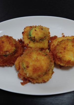 ズッキーニのチーズはさみ揚げ-レシピのメイン写真