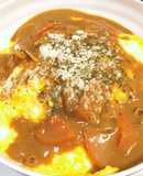 カレーソースオムライス♪カレーの残りで♪