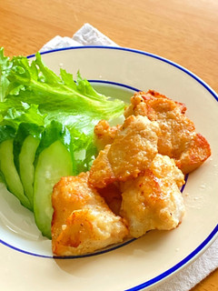 *鶏胸肉のにんにくガッツリから揚げ*-レシピのメイン写真