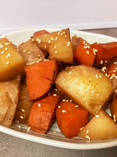 お手軽 にんじんとじゃがいもの煮っ転がし-レシピのメイン写真