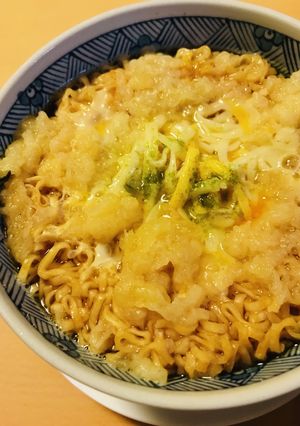 チキンラーメン●とき玉チーズ-レシピのメイン写真
