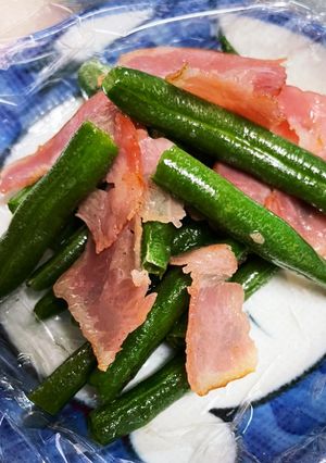 いんげんベーコン炒め-レシピのメイン写真