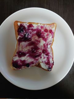 クリームチーズジャムトースト-レシピのメイン写真