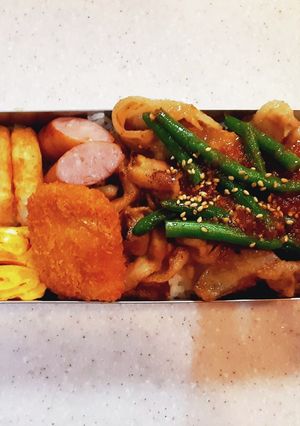 高校生弁当覚え書き104豚バラおろし醤油-レシピのメイン写真