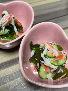酢の物(タコ、カニカマ等)-レシピのメイン写真