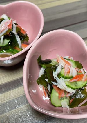 酢の物(タコ、カニカマ等)-レシピのメイン写真