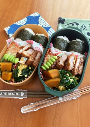 【覚書】20221117中高生お弁当-レシピのメイン写真