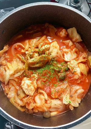 トマトが濃〜い簡単トマト煮-レシピのメイン写真
