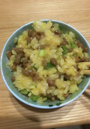 かんたん!卵かけ納豆ごはん-レシピのメイン写真