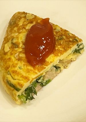菜の花の彩リ卵焼き-レシピのメイン写真