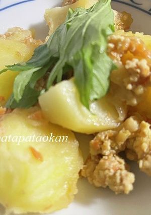 ジャガイモと鶏そぼろ煮-レシピのメイン写真