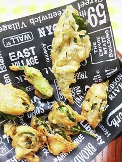 【家庭菜園】とうがらし葉の天ぷら!-レシピのメイン写真