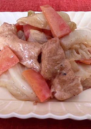 鶏胸肉＆キャベツ＆人参のカレー風味サラダ-レシピのメイン写真