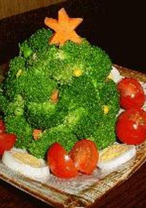 ブロッコリーのクリスマスツリー-レシピのメイン写真