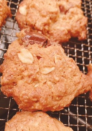 チョコとオートミールのグラハムクッキー-レシピのメイン写真