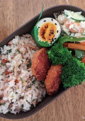 JK☆カリカリ梅＆じゃこご飯弁当♪-レシピのメイン写真