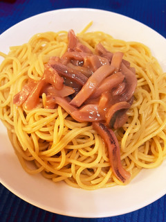 酒のアテしかないやん、。イカの塩辛パスタ-レシピのメイン写真