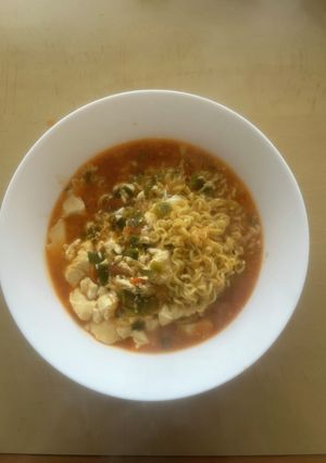 ムンビョル이다のスン豆腐熱(열)ラミョン-レシピのメイン写真