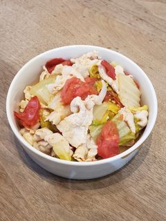 白菜とトマトの暖か豚しゃぶ-レシピのメイン写真