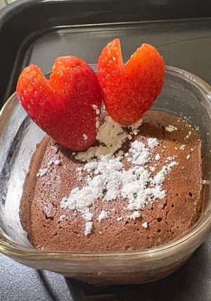 ハートのいちごフォンダンショコラ-レシピのメイン写真