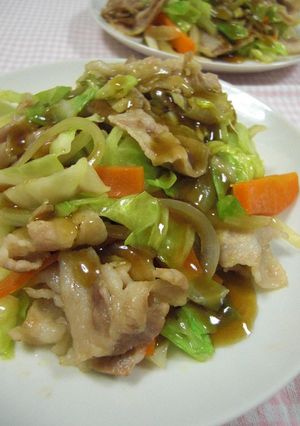 ✿肉野菜炒めのソースあんかけ✿-レシピのメイン写真