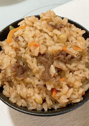 プルコギ肉でビビンバ風炊き込みご飯-レシピのメイン写真