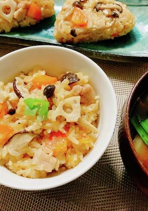 炊飯器にお任せ♪餅餅な中華おこわ風♪-レシピのメイン写真