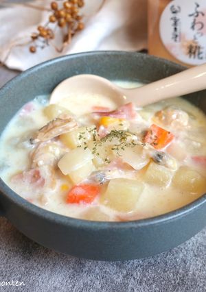和風クラムチャウダー-レシピのメイン写真