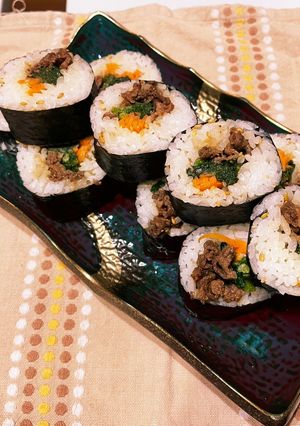 基本的なキンパ-レシピのメイン写真