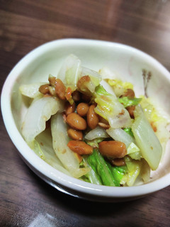 白菜と納豆和え-レシピのメイン写真