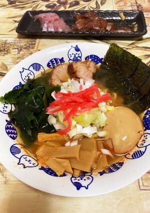 エビ味噌ラーメン ←エビ塩焼き殻活用-レシピのメイン写真