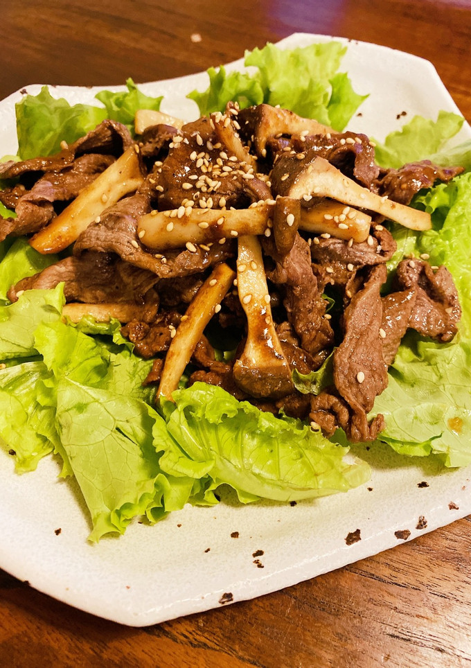 簡単！牛肉とエリンギのオイスターソース炒-レシピのメイン写真