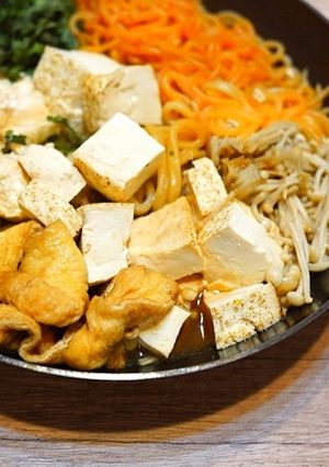 肉なし節約！たっぷり野菜のすき焼き鍋-レシピのメイン写真