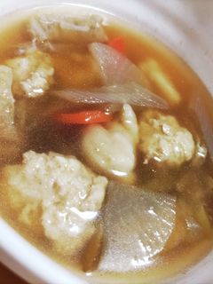 すい鶏だんご汁-レシピのメイン写真